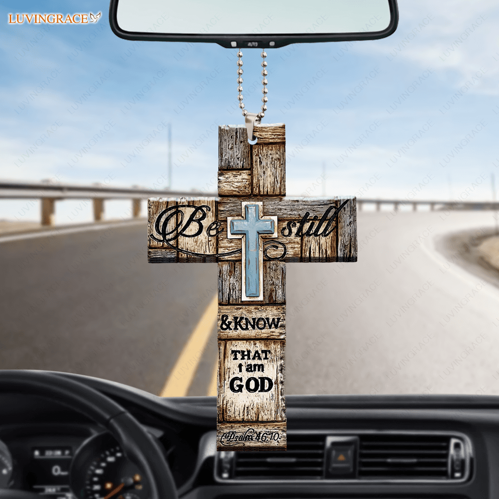 Be Still And Know Cross Ornament