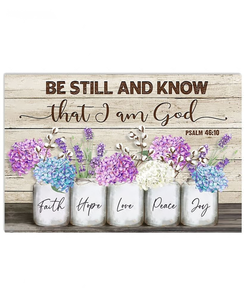 Be Still Flowers Jar