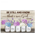 Be Still Flowers Jar