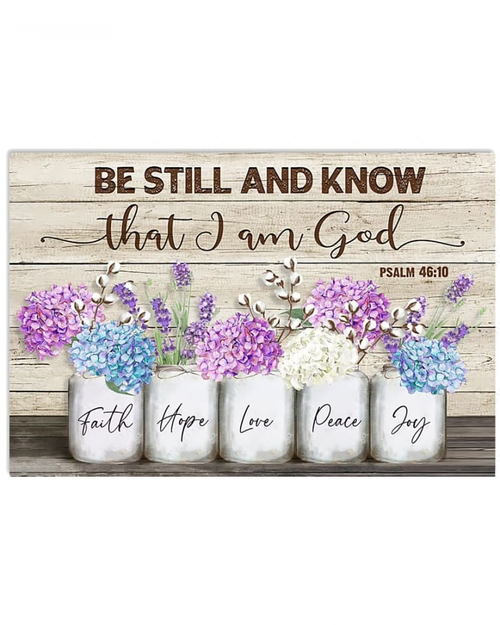Be Still Flowers Jar