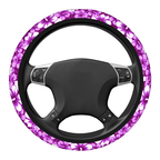Beautiful Hibiscus Pattern Car Steering Wheel Cover