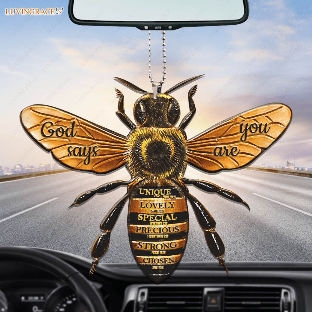 Bee God Says You Are Ornament