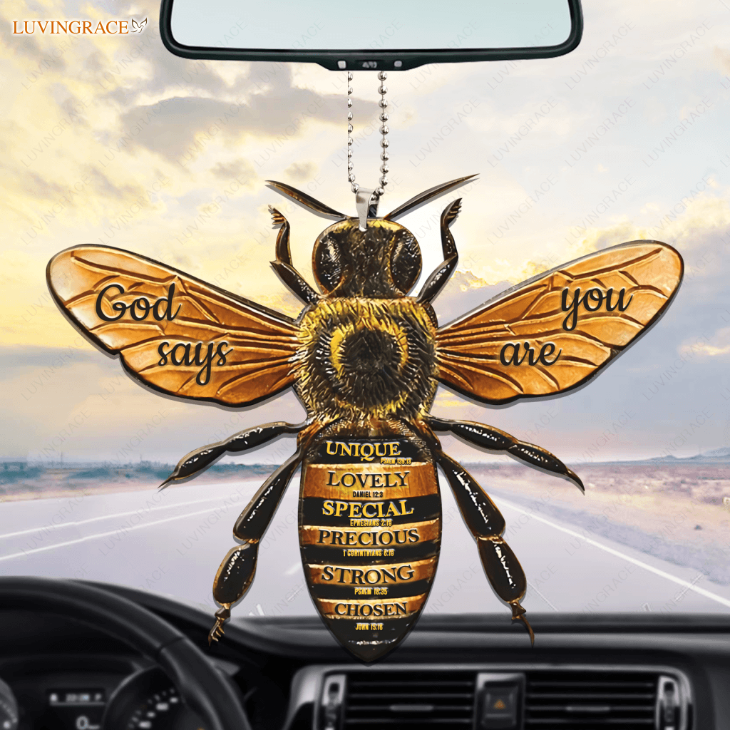 Bee God Says You Are Ornament