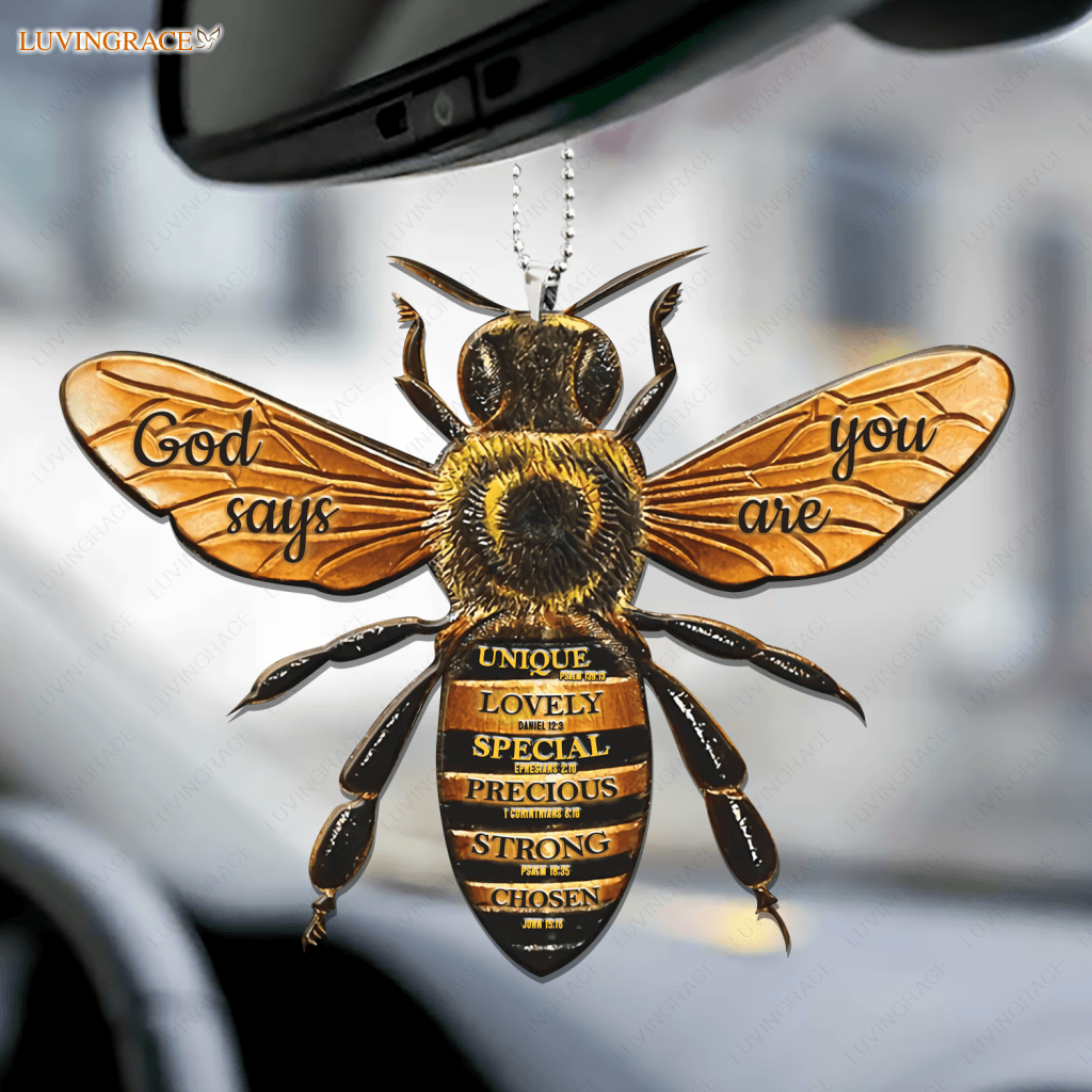Bee God Says You Are Ornament