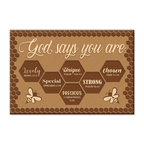 Beehive God Says You Are Brown Doormat