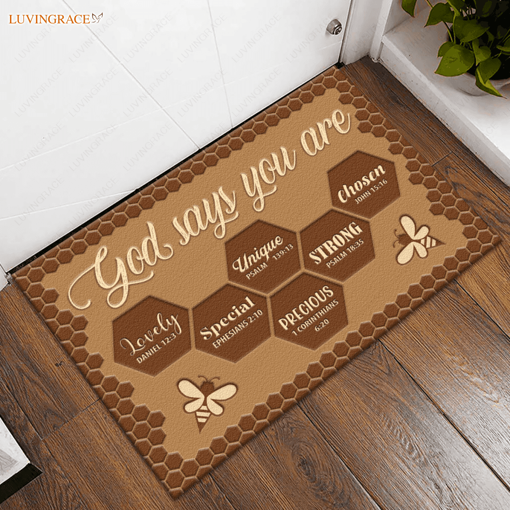 Beehive God Says You Are Brown Doormat