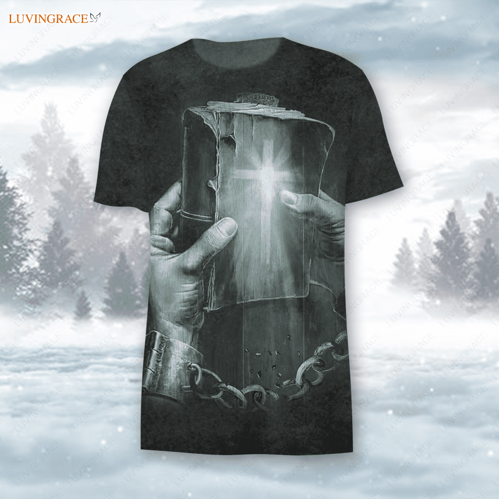 Bible Cross Christ Is The Same Hoodie 3D T-Shirt / S