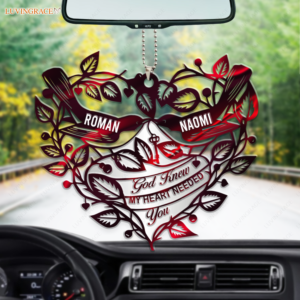 Bird Love God Knew My Heart Personalized Ornament