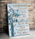 Blueish Flower Dragonfly Glory Wall Art Canvas