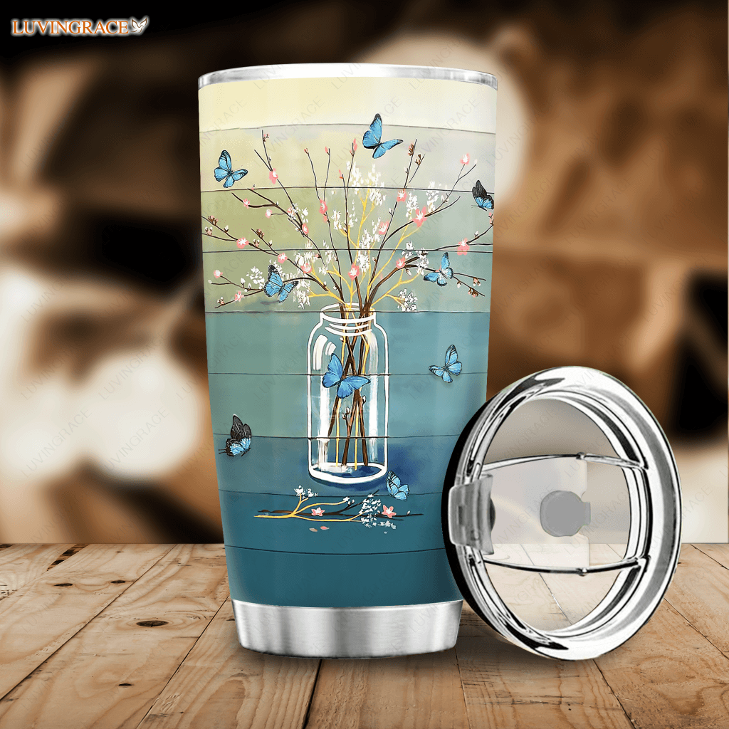 Butterflies Surrounded By Glory Tumbler