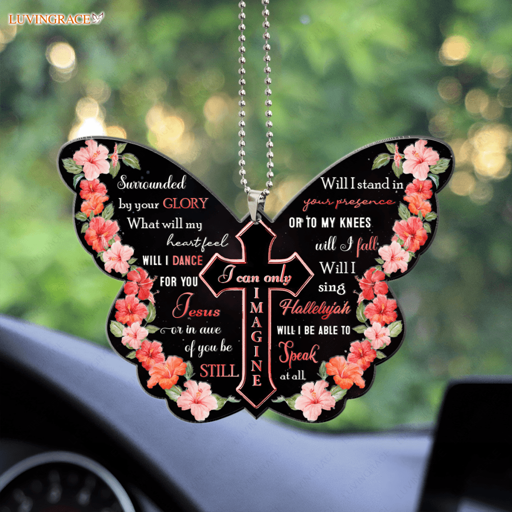 Butterfly By Glory Cross Ornament