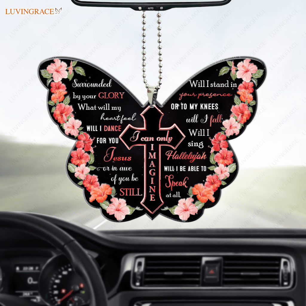 Butterfly By Glory Cross Ornament