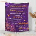 Butterfly Floral I Can Only Imagine Blanket 30 * 40 Inch (80*100 Cm)