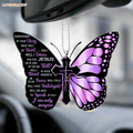 Butterfly Surrounded By The Glory Car Hanging Ornament