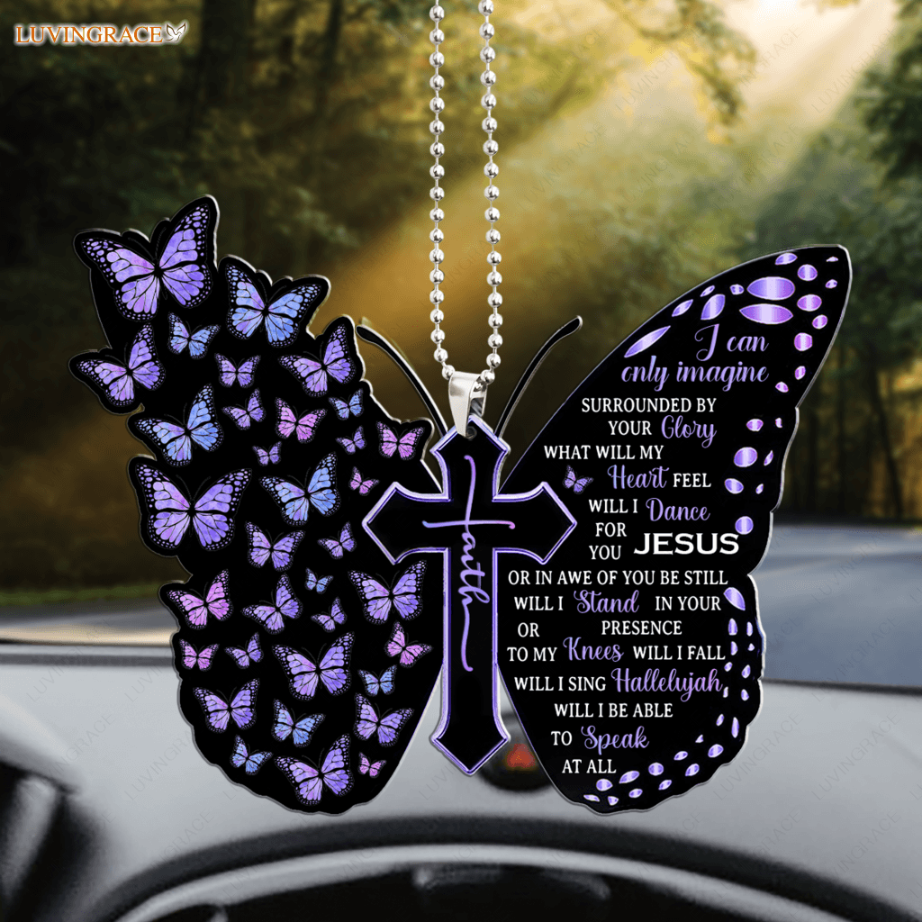 Butterfly Surrounded By The Glory Ornament