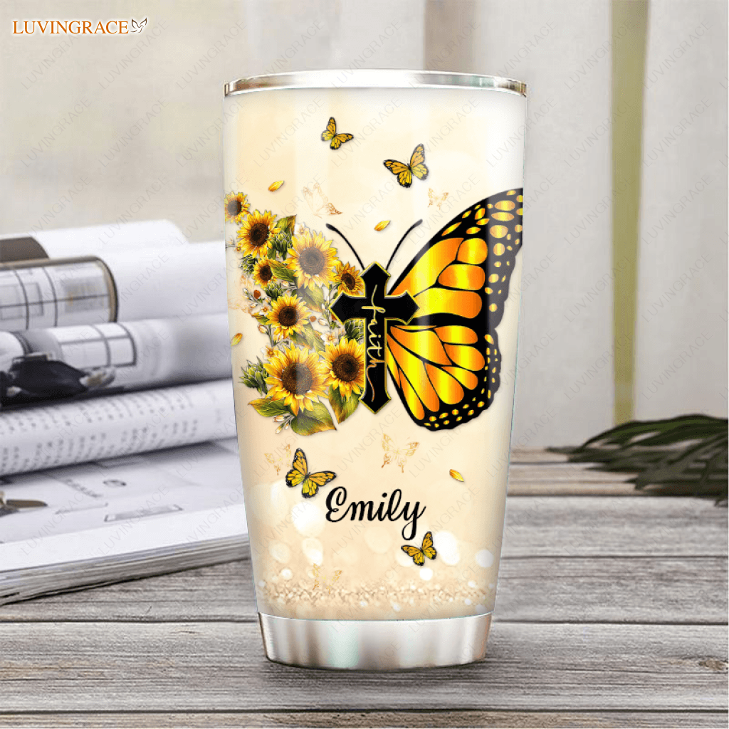 Butterfly Way Maker Customized Tumbler Tumbler