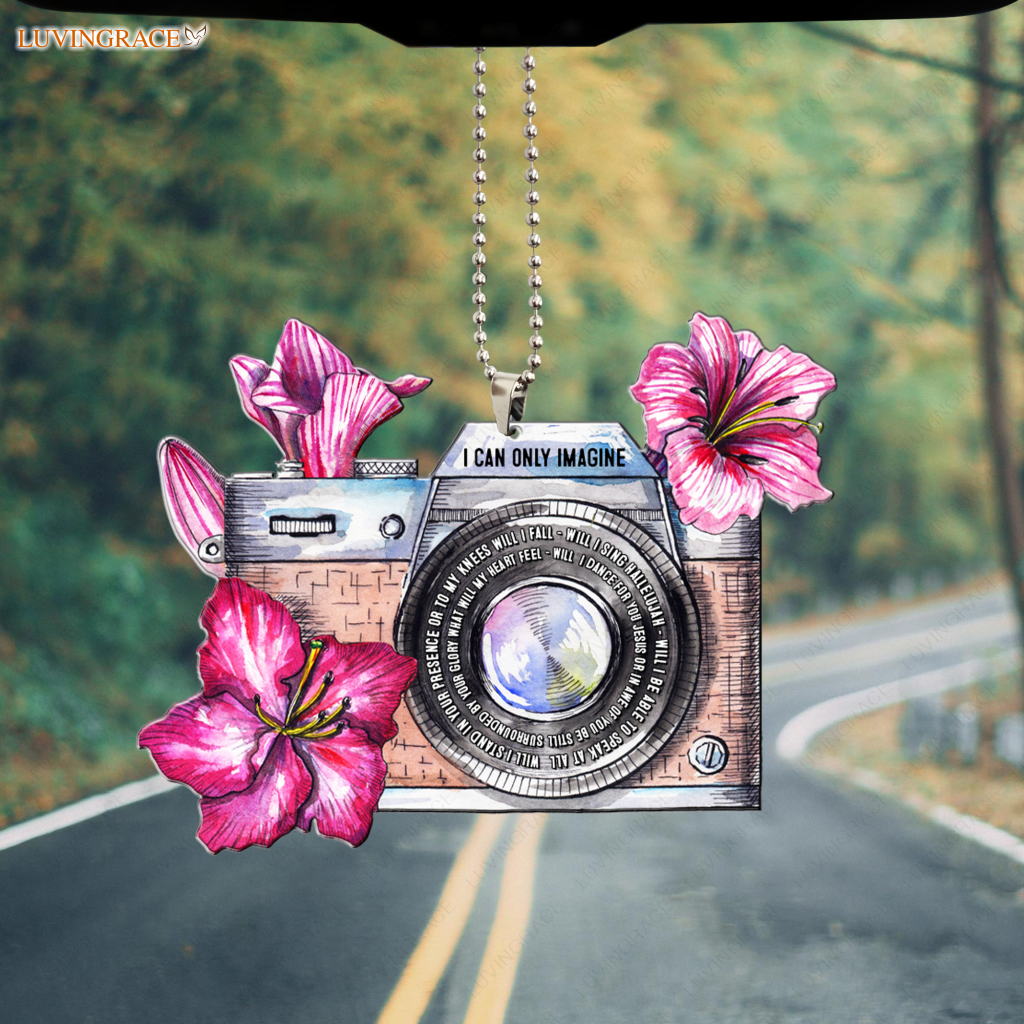 Camera Flower Glory Ornament