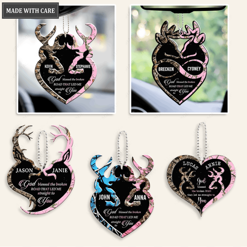 Camo Couple Buck And Doe Collection Personalized Ornament