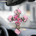 Camo Cross Heart Buck And Doe Ornament