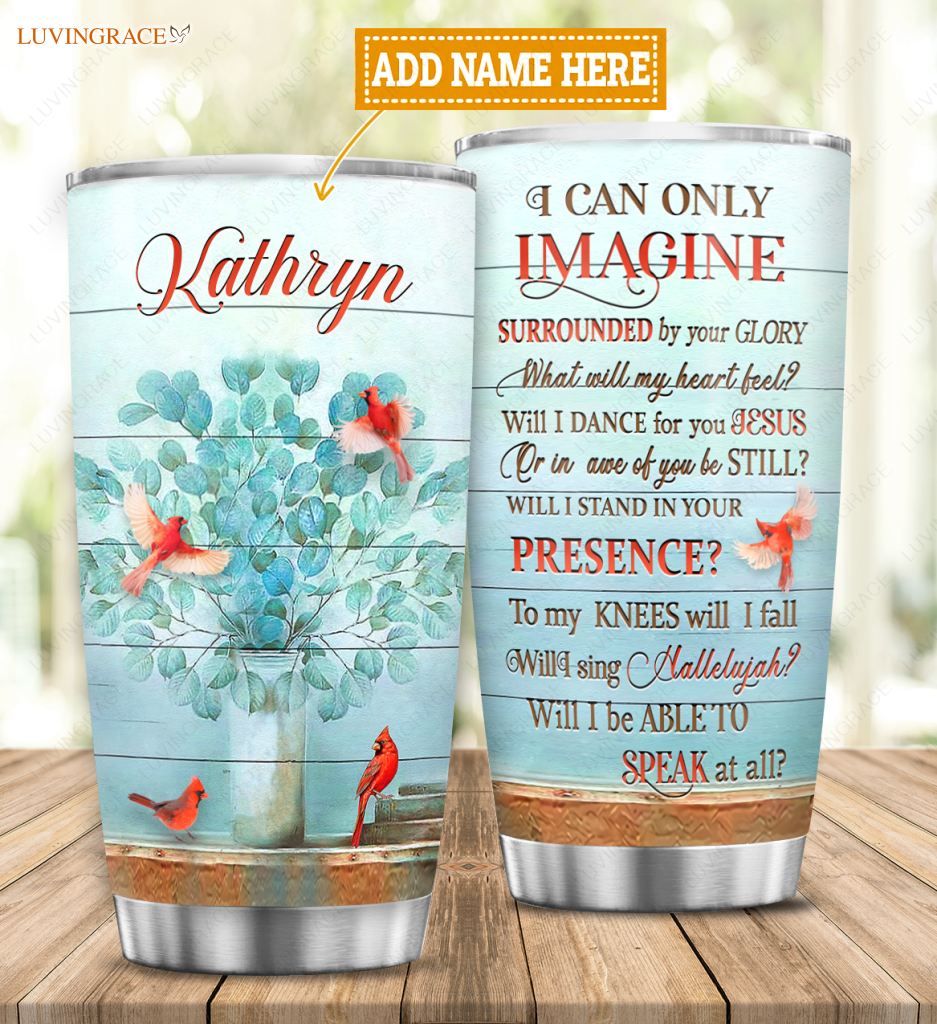 Cardinal Flower Jar By Glory Personalized Tumbler Tumbler