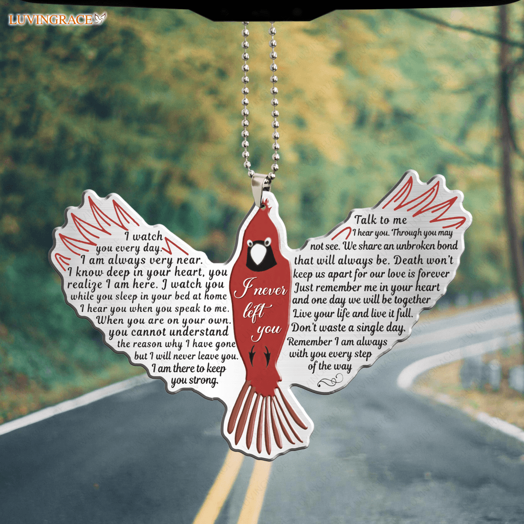 Cardinal I Never Left You Ornament
