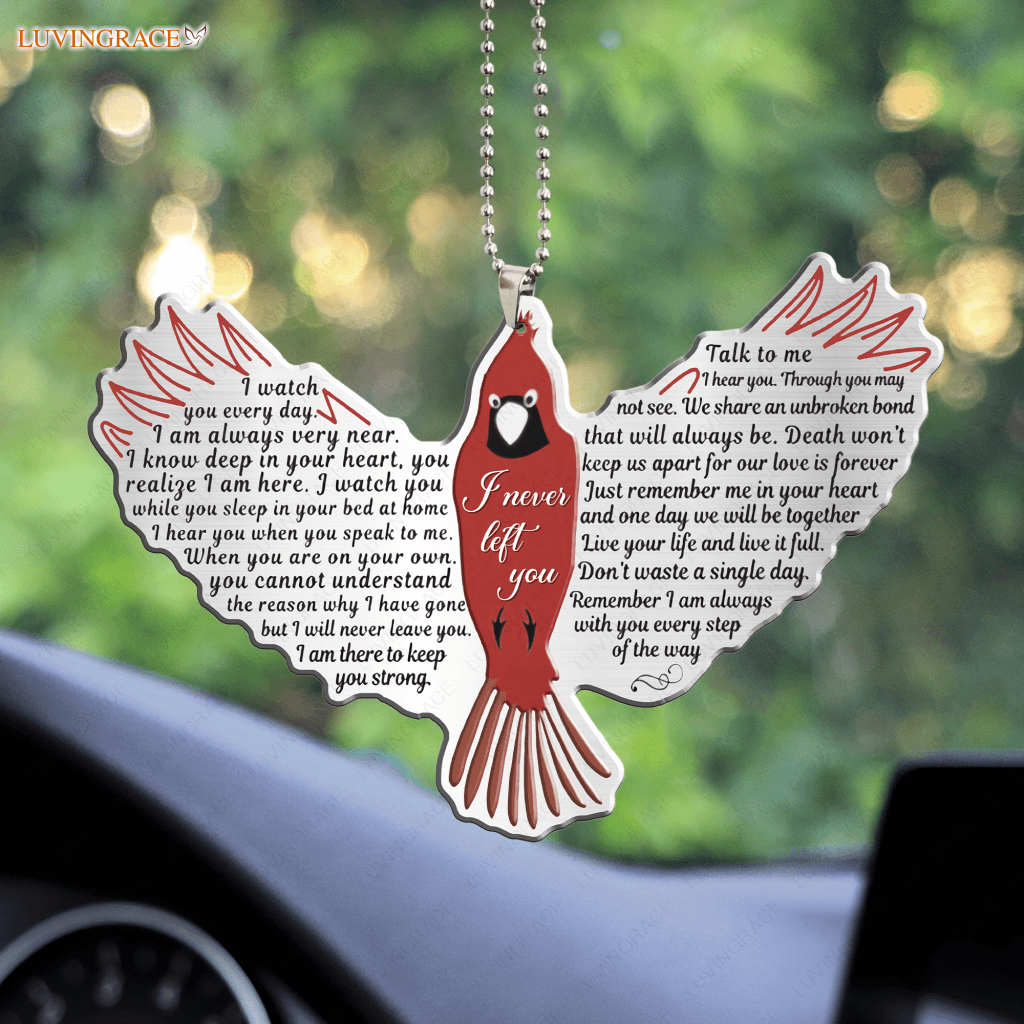 Cardinal I Never Left You Ornament