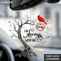 Cardinal Memorial Tree Personalized Ornament