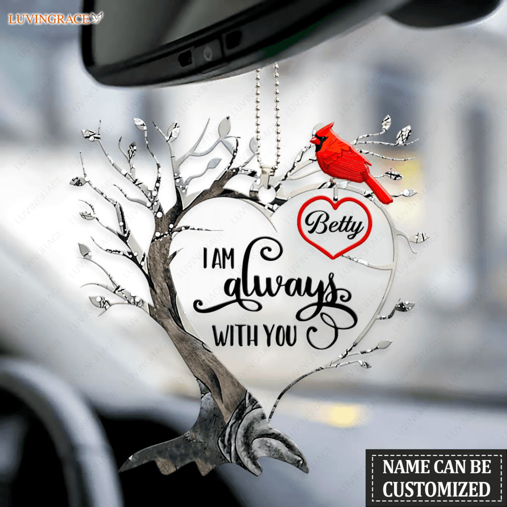 Cardinal Memorial Tree Personalized Ornament
