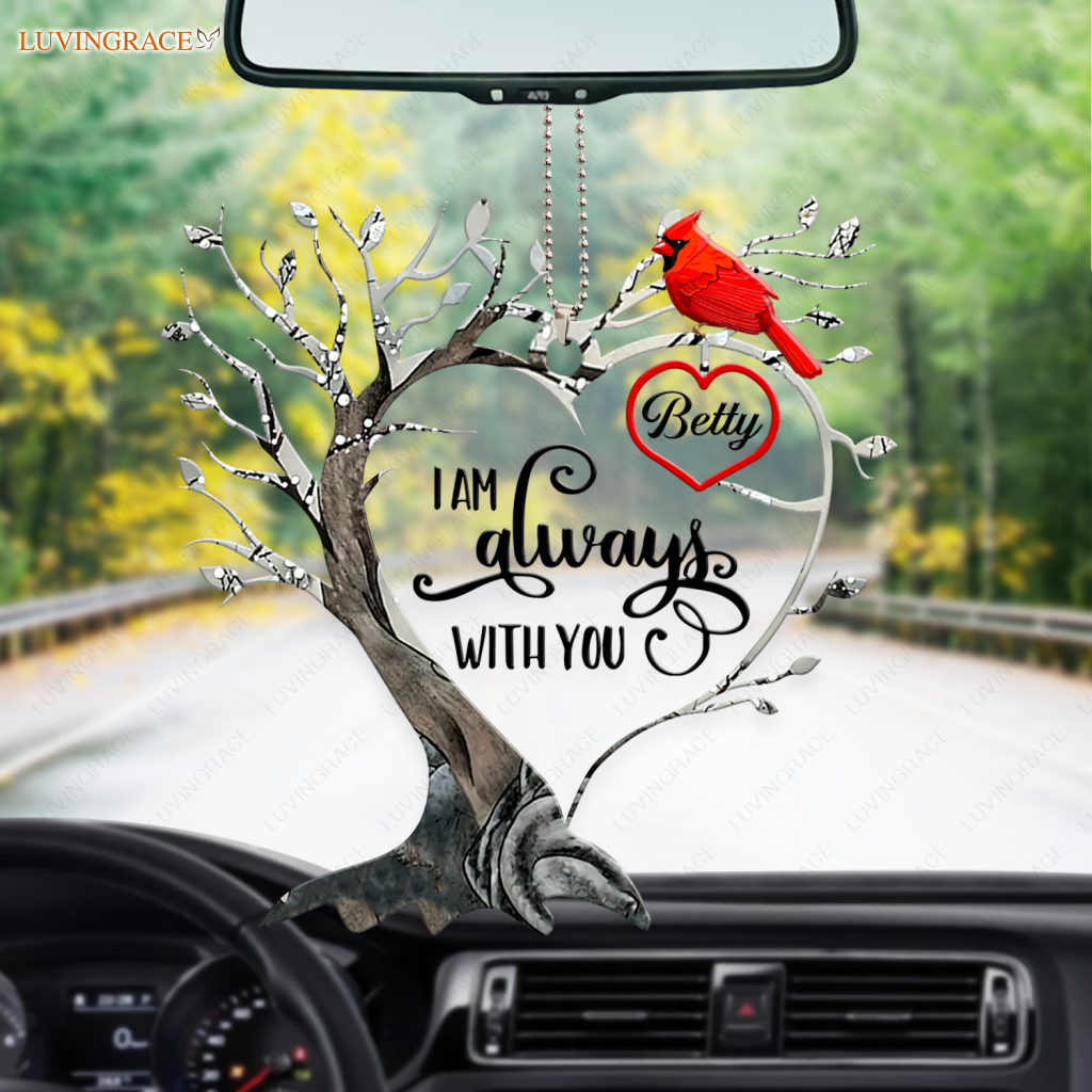 Cardinal Memorial Tree Personalized Ornament