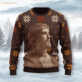 Christ God Wool Knitted Pattern Ugly Sweater S Sweatshirt