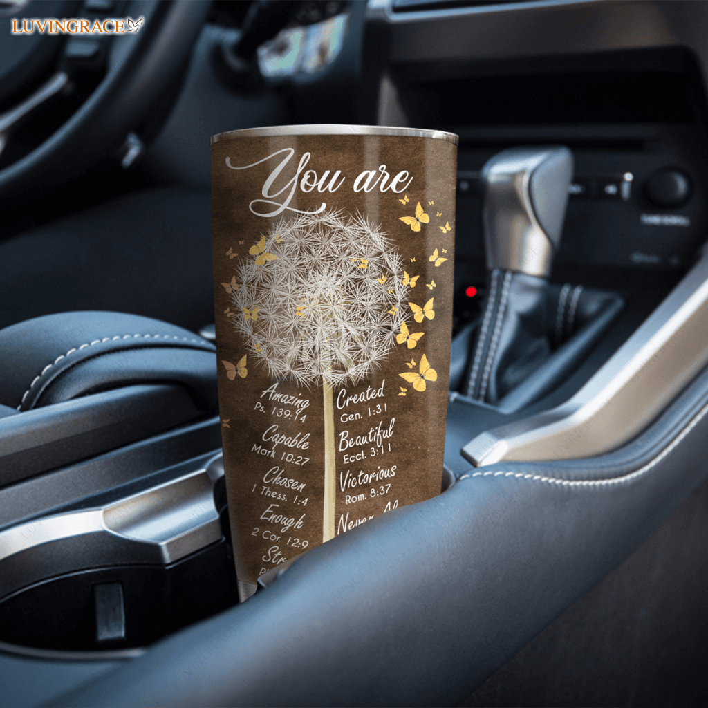 Christian Gifts For Women Tumbler Birthday Gift Unique Religious Inspirational Bible Verse Dandlion