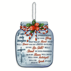 Christmas Cross In Jar I Can Only Imagine Ornament