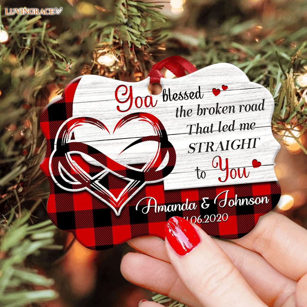 Christmas Vibe God Blessed Personalized Ornament