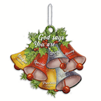 Christmas Vintage Bells God Says You Are Ornament