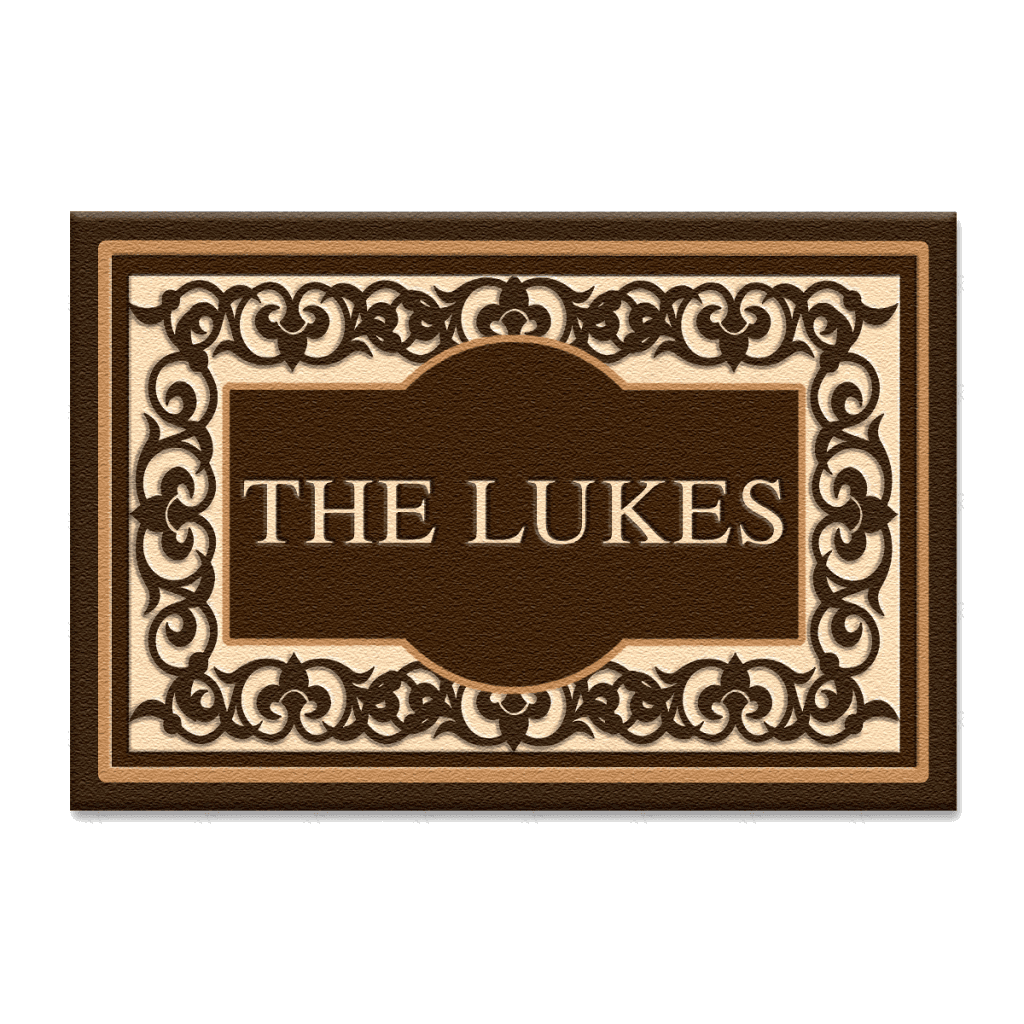 Classic Design Personalized Doormat
