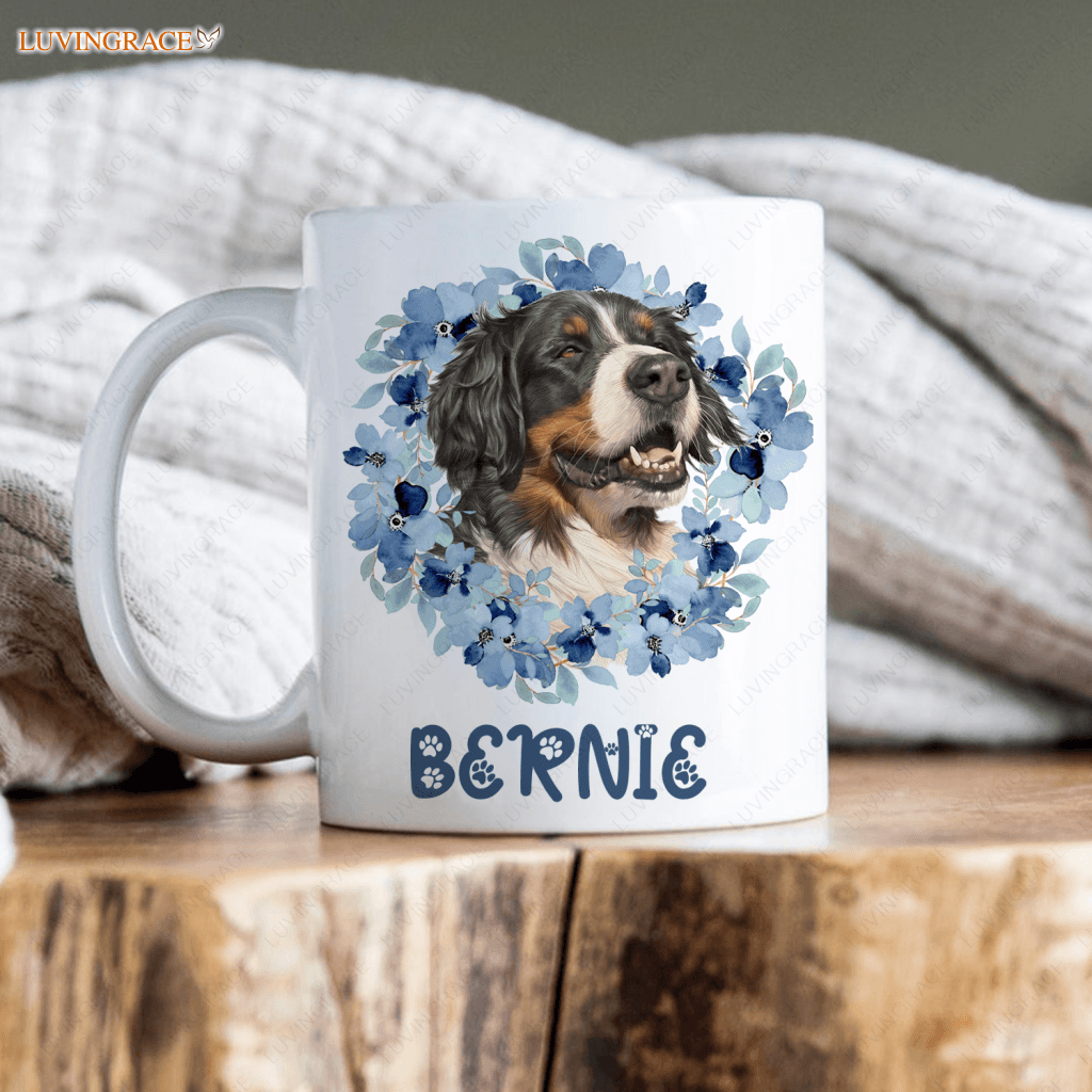 Colored Pencil Pet Portraits Mug From Photo - Personalized Custom Ceramic