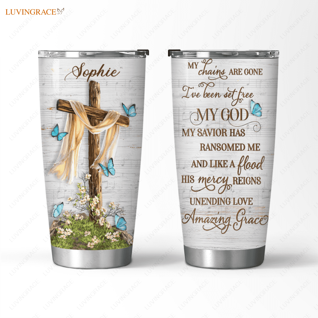 Cross Chains Are Gone Personalized Tumbler