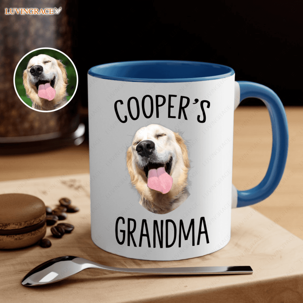 Custom Dog Grandma/Grandpa Gift - Personalized Mug Ceramic
