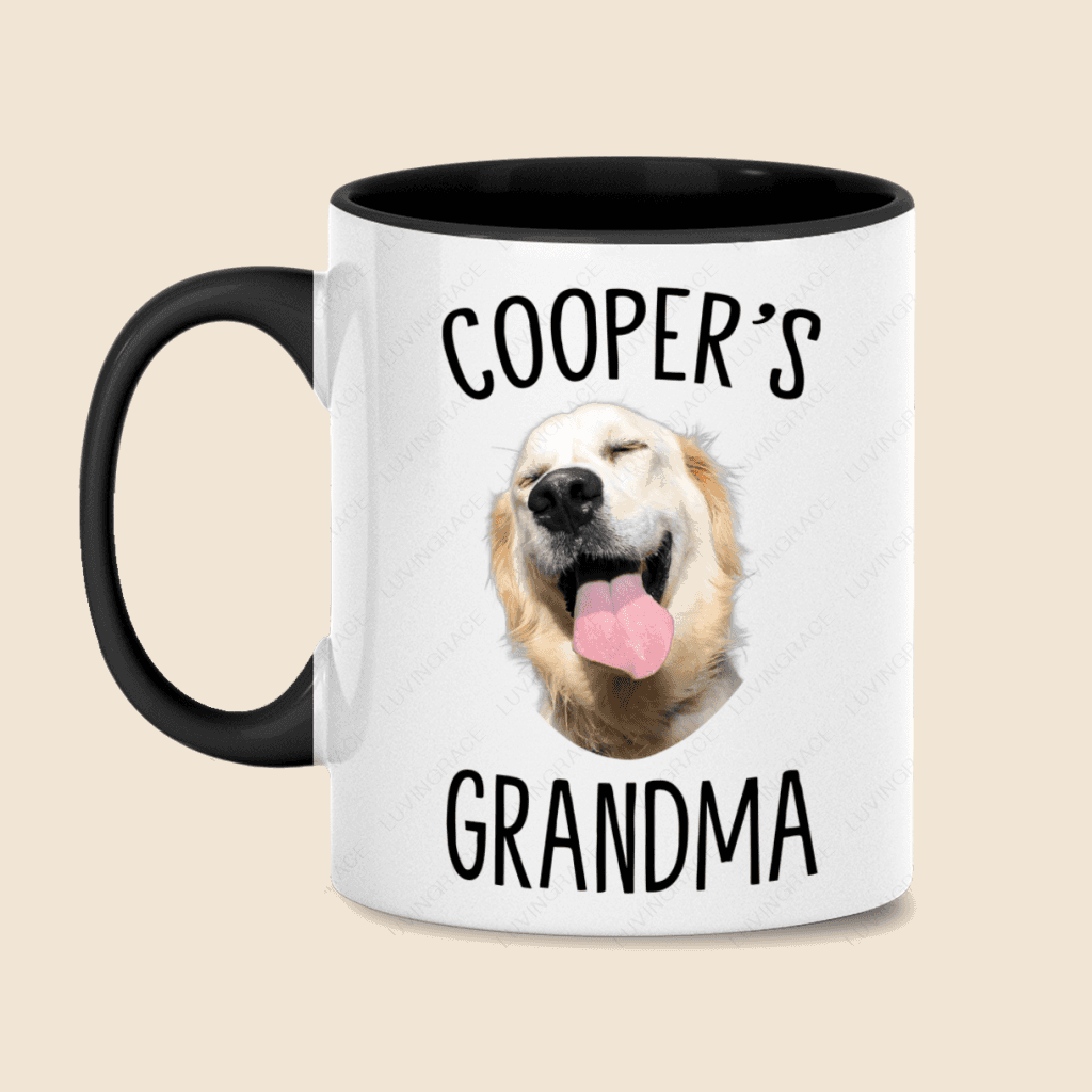 Custom Dog Grandma/Grandpa gift - Personalized Custom Mug