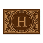 Custom Initial Monogram Welcome Doormat