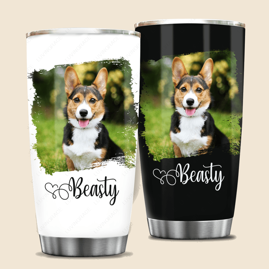 Custom Pet Photo Tumbler - Personalized Custom Tumbler