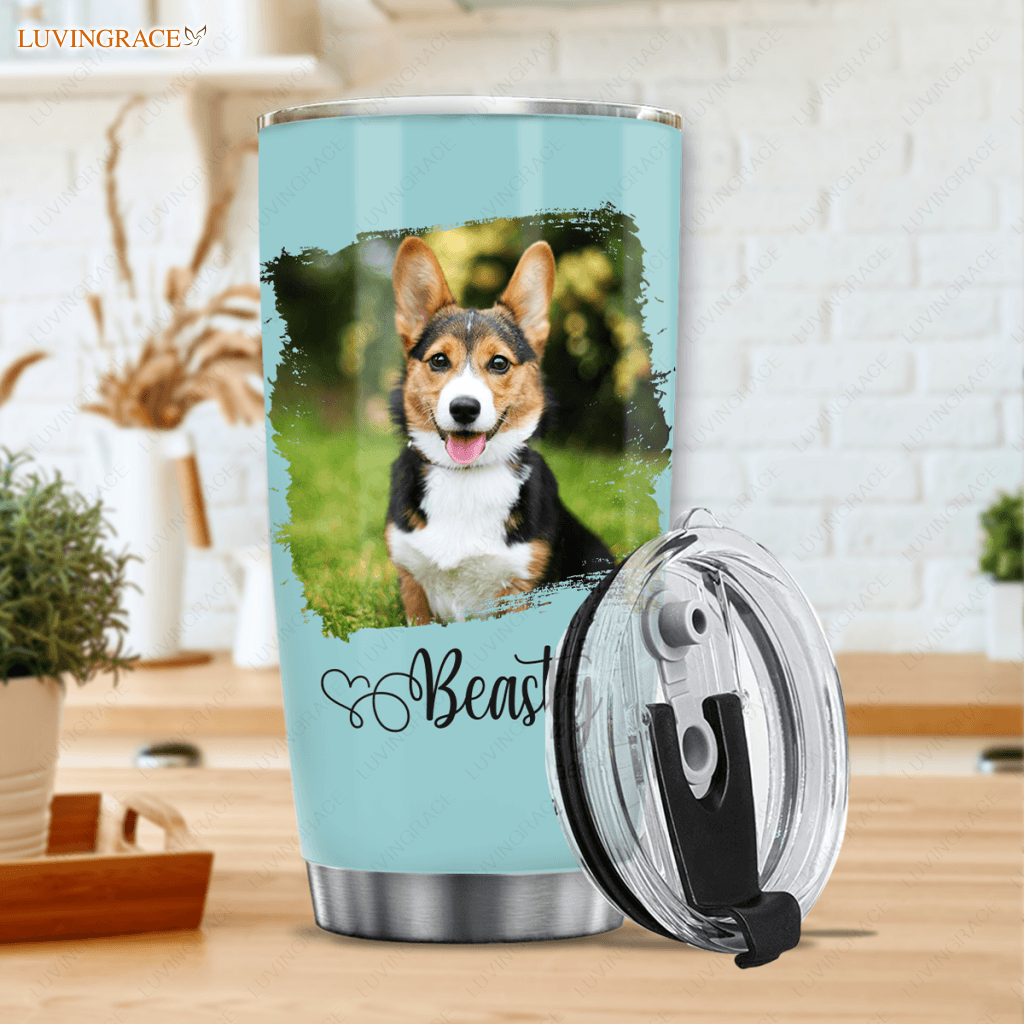 Custom Pet Photo Tumbler - Personalized