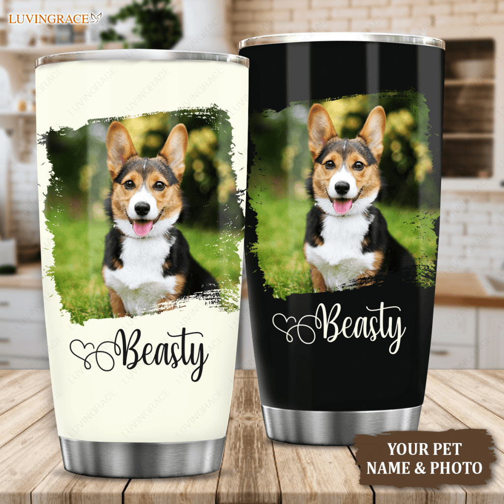 Custom Pet Photo Tumbler - Personalized
