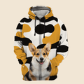 Custom Pet Portrait Hoodie - Personalized Custom Unisex Hoodie