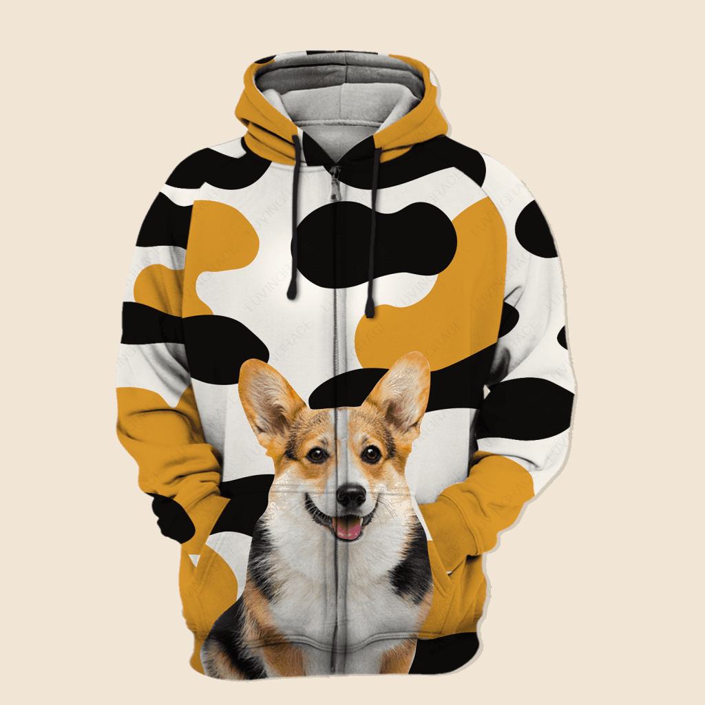 Custom Pet Portrait Hoodie - Personalized Custom Unisex Hoodie