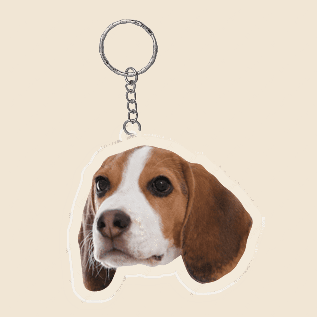 Custom Your Favorite Face Keychain, Custom Pet Gift, Memorial Gift - Personalized Keychain