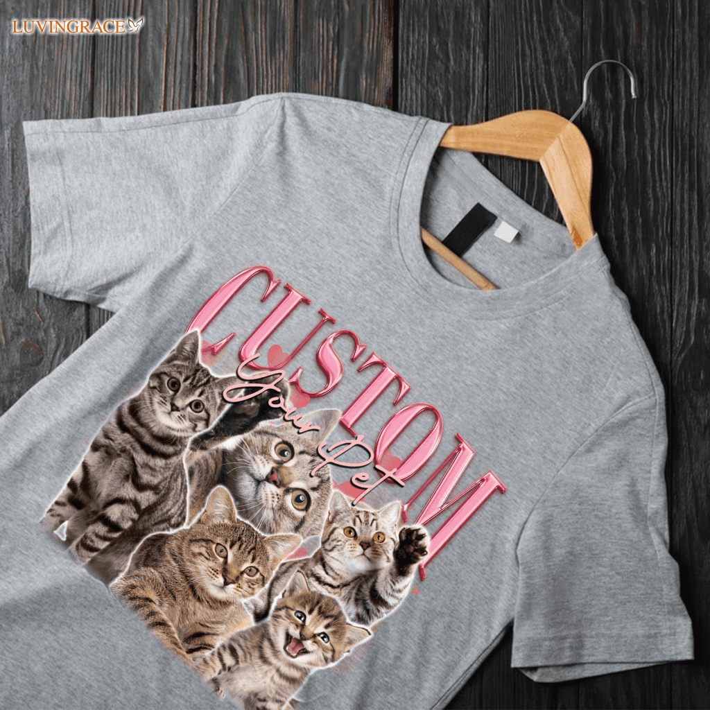 Custom Your Own Photo Here Cat Dog Favorite Customized Shirt