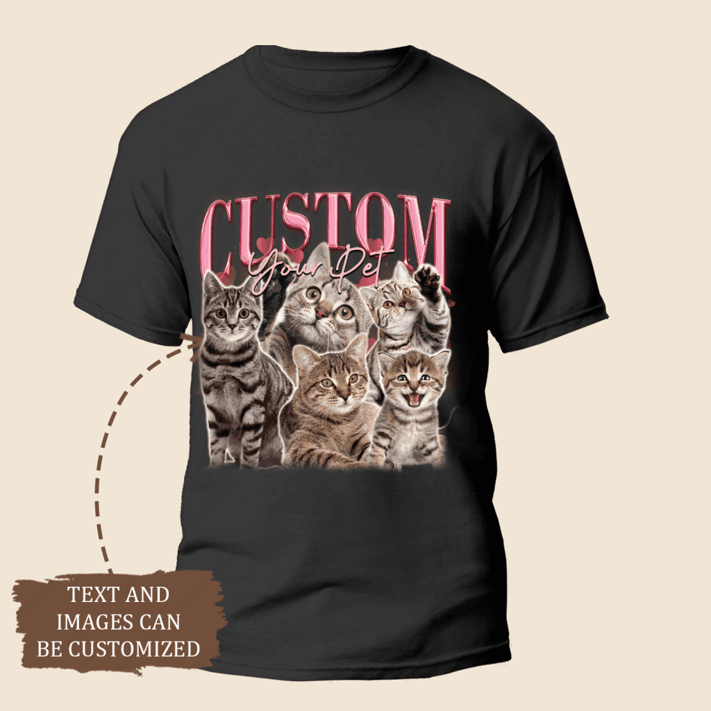 CUSTOM Your Own Photo Here, Cat Dog Favorite Customized Shirt