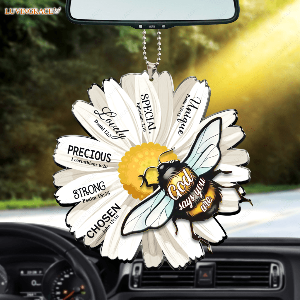 Daisy And Bee God Says You Are Ornament