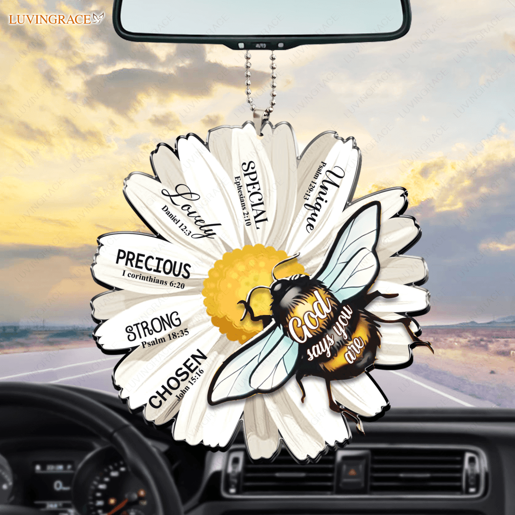 Daisy And Bee God Says You Are Ornament